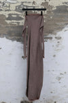Marc Le Bihan 21915 Silk Shrinkage Stretch One-Piece Dress Collection French High-Level Handmade MLB-21943-BOIS DE ROSE PMLB4